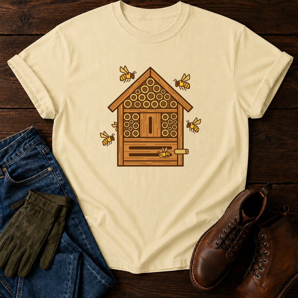 Bee Hotel T-Shirt — Butter