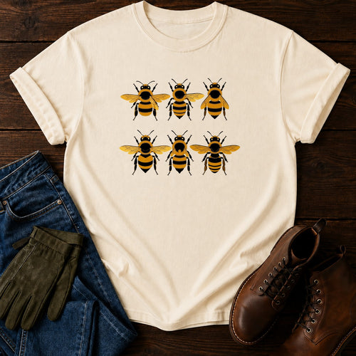 Bee Species T-Shirt — Ivory