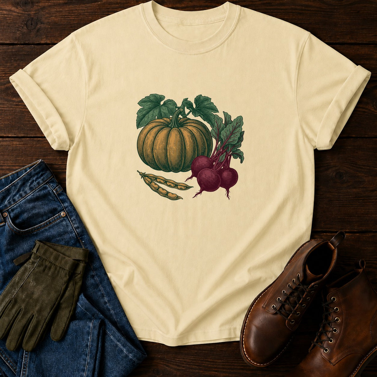 Heirloom Harvest T-Shirt — Butter