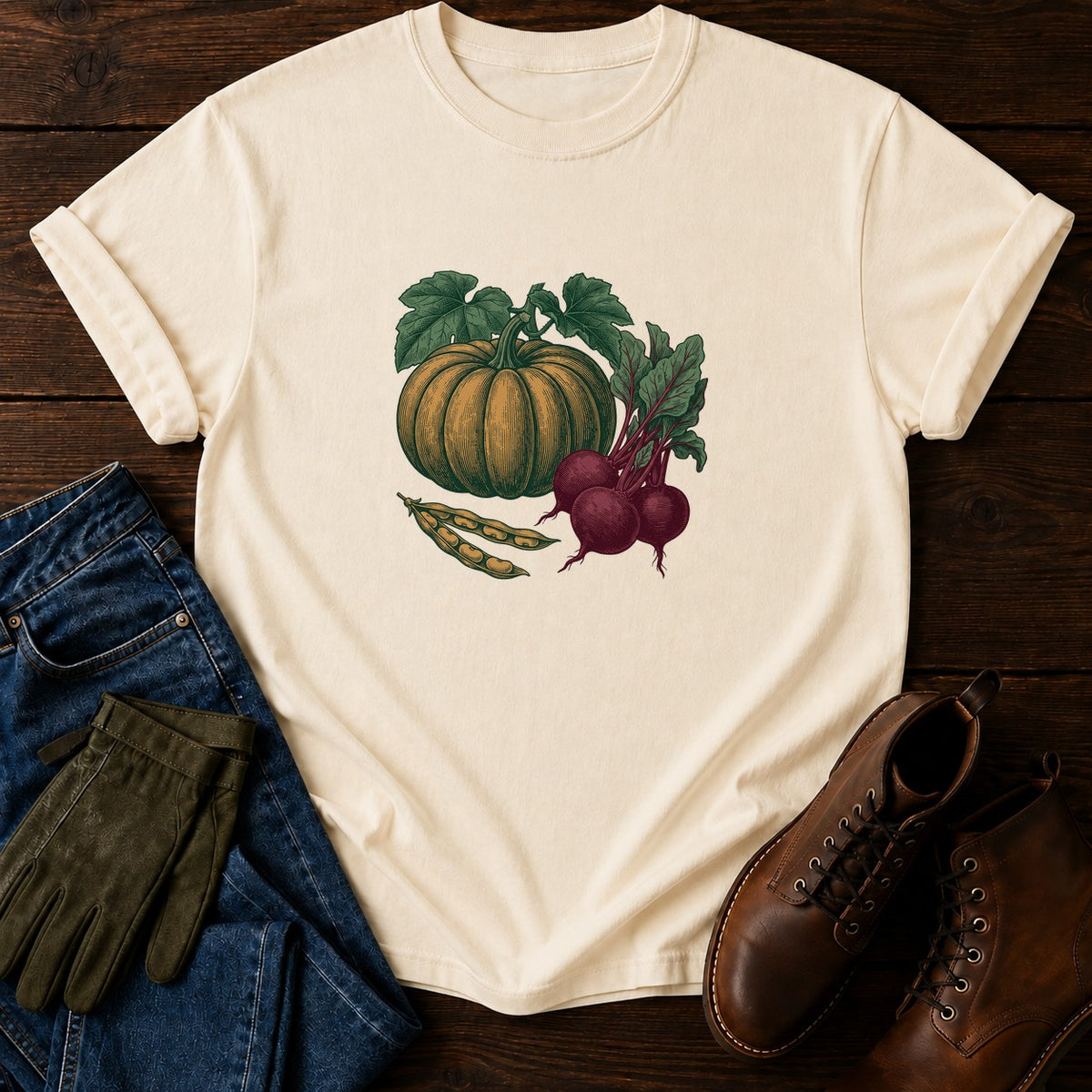 Heirloom Harvest T-Shirt — Ivory