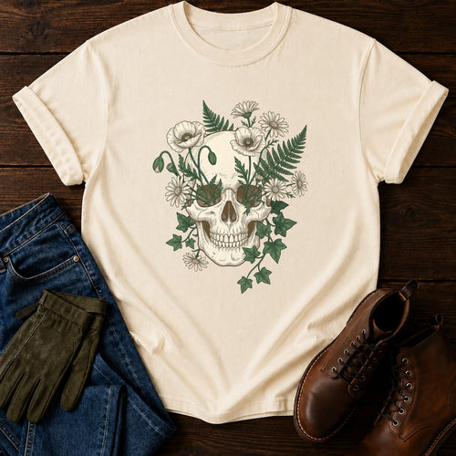 Bloom And Bone T-Shirt — Ivory