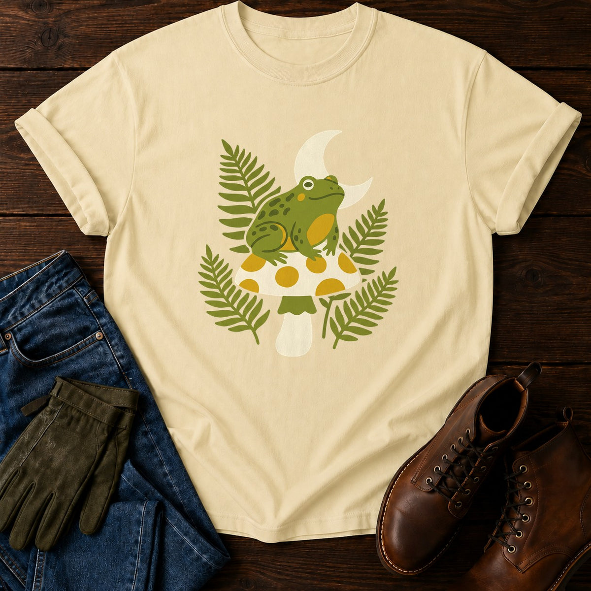 Toadstool Frog T-Shirt — Butter