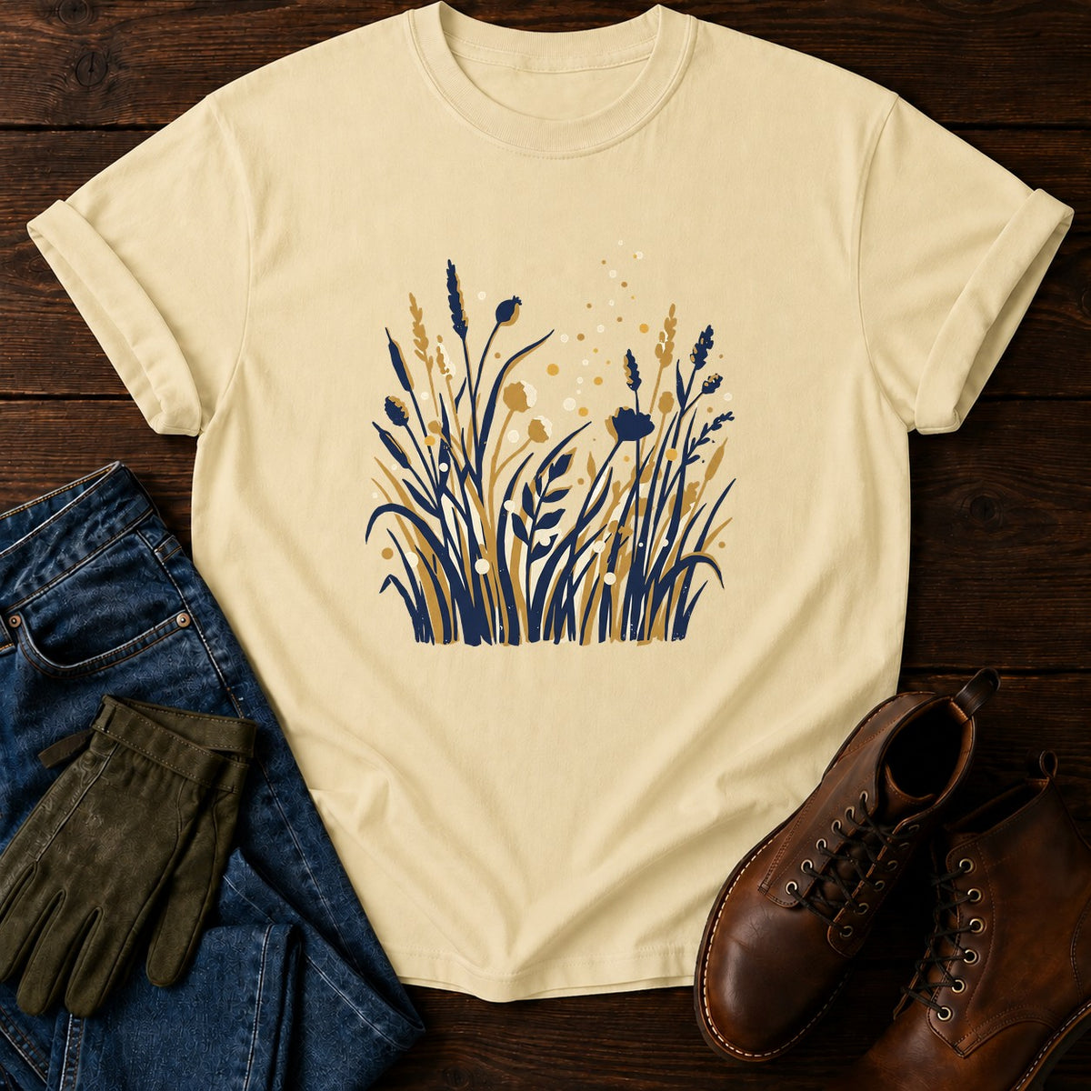 Firefly Meadow T-Shirt — Butter