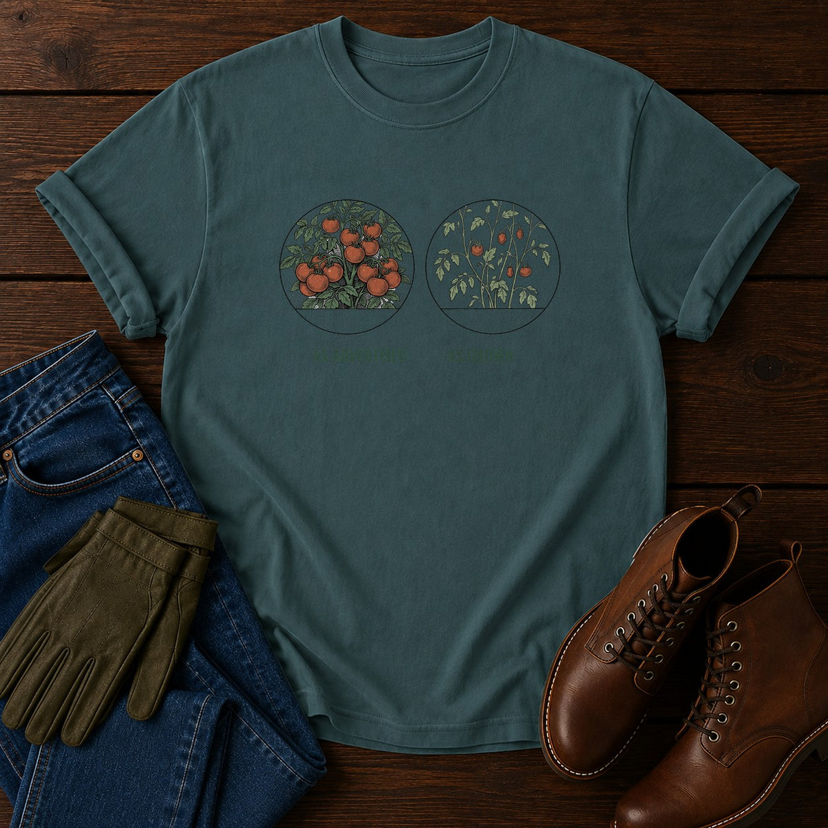As Advertised T-Shirt — Blue Spruce
