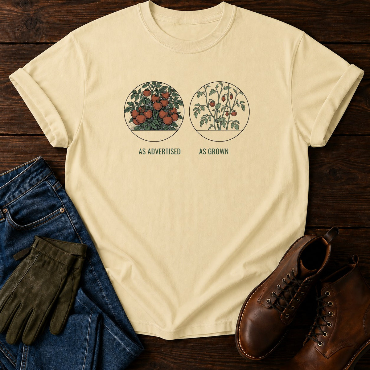 As Advertised T-Shirt — Butter