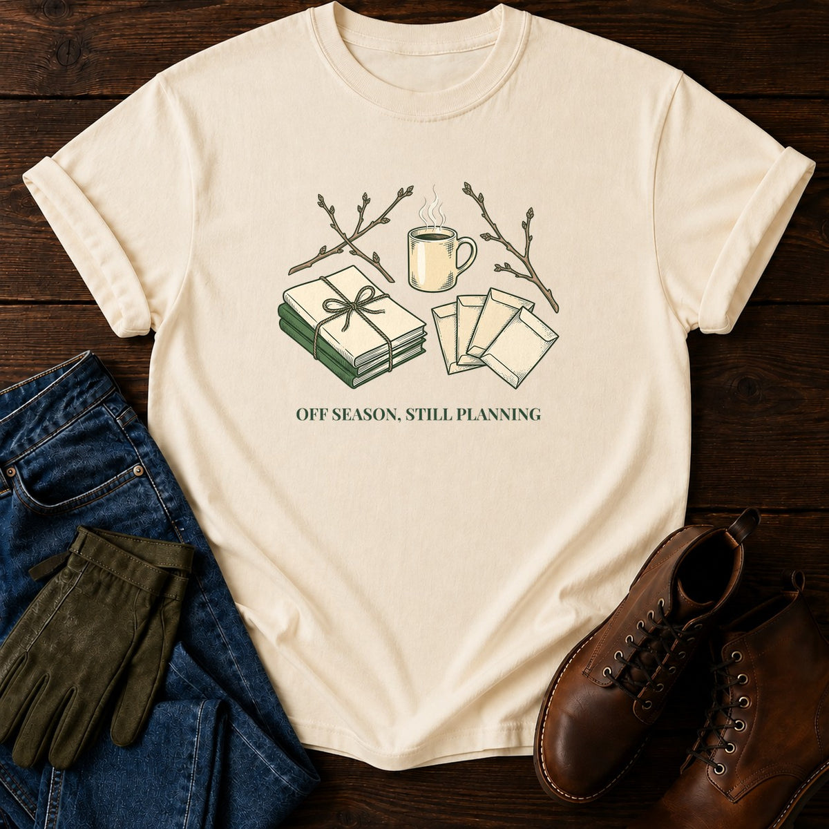Off Season T-Shirt — Ivory