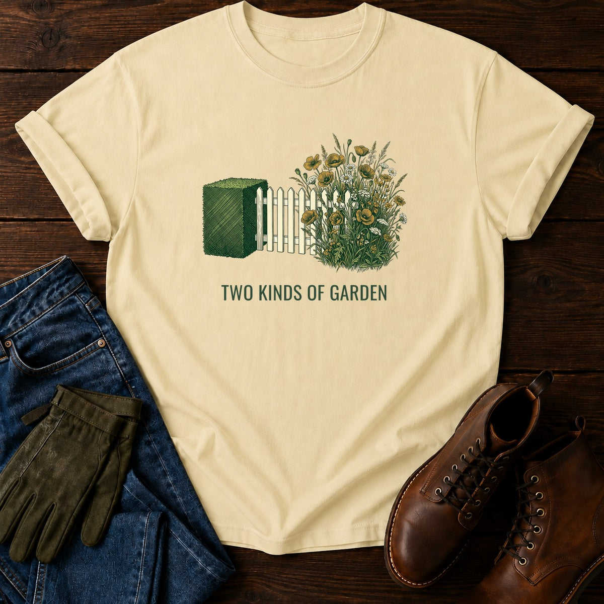 Two Gardens T-Shirt — Butter