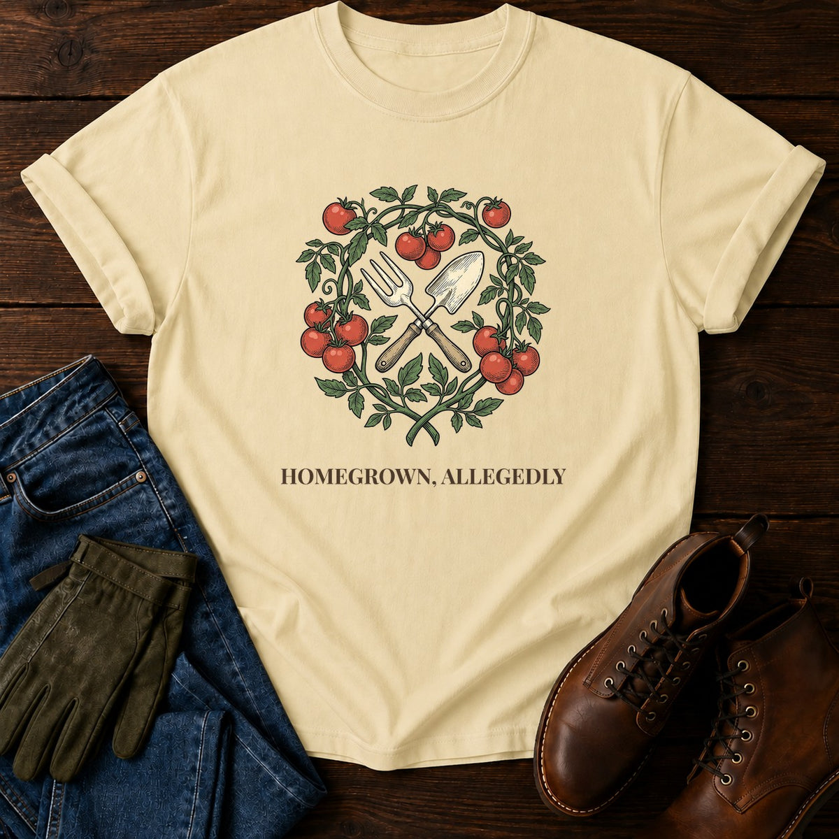 Homegrown Allegedly T-Shirt — Butter