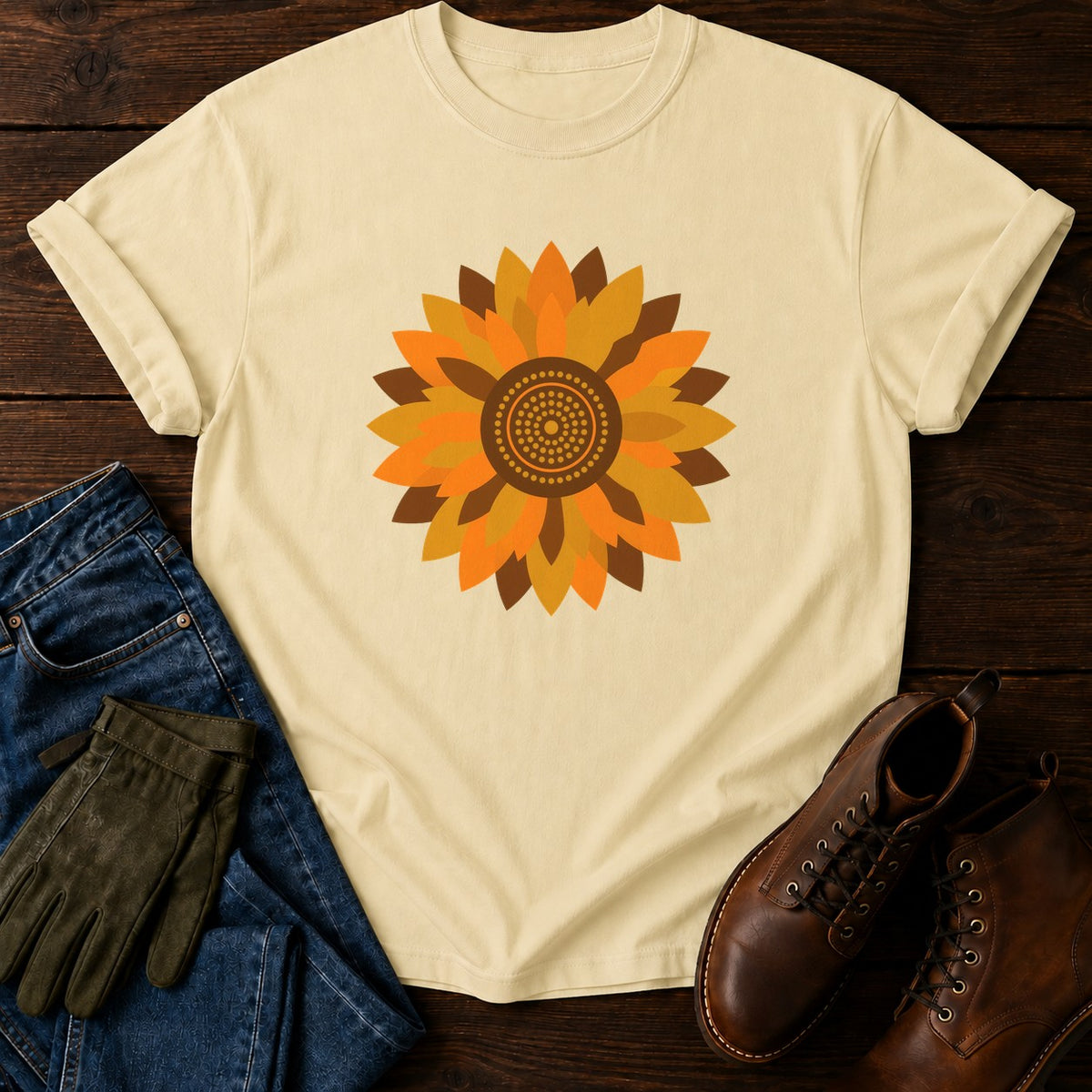 Sunflower Disco T-Shirt — Butter