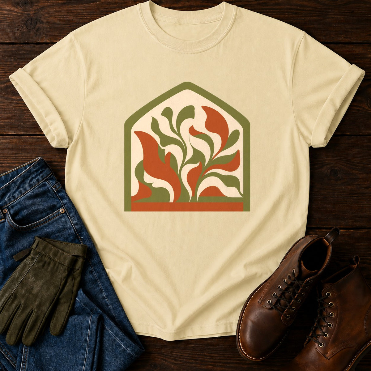 Groovy Greenhouse T-Shirt — Butter