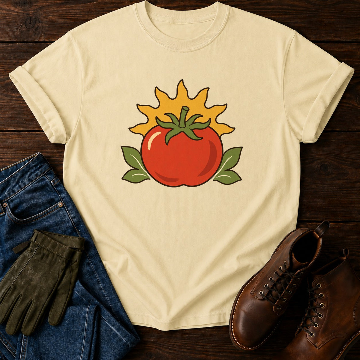 Peace Tomato T-Shirt — Butter