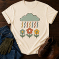 Retro Rain Cloud T-Shirt — Ivory