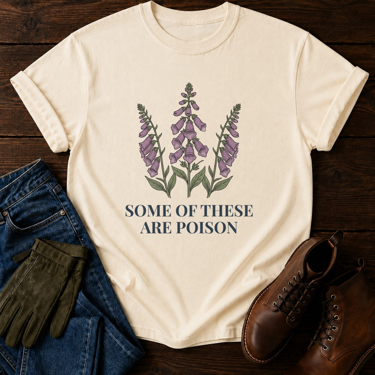 Some Are Poison T-Shirt — Ivory