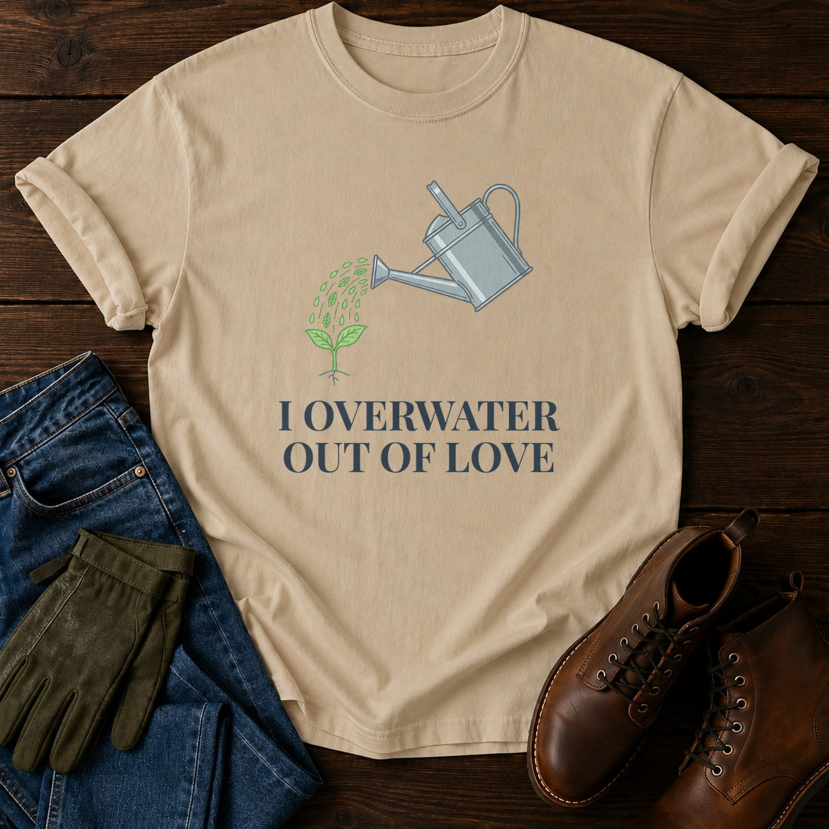 I Overwater T-Shirt — Sandstone
