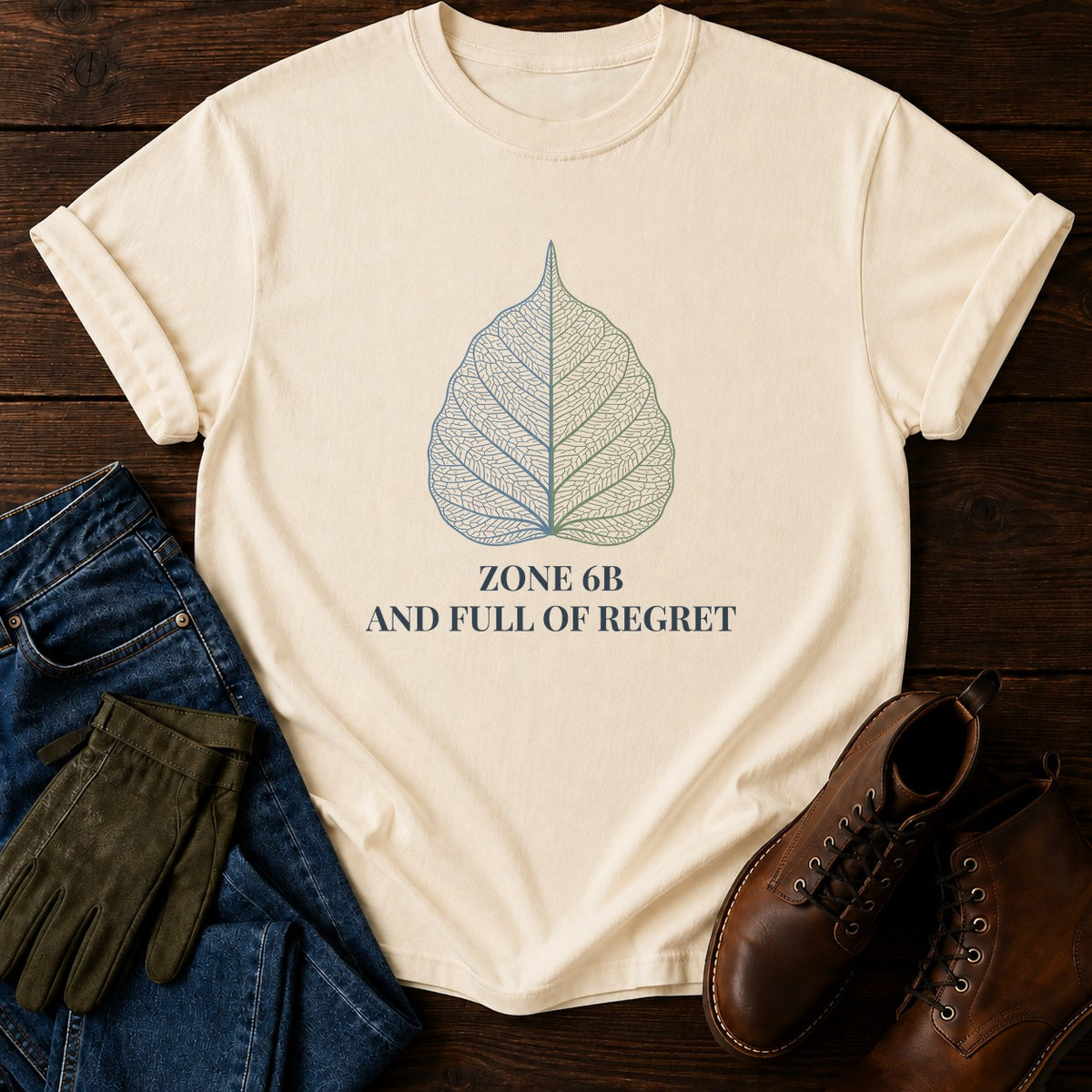 Zone 6B T-Shirt — Ivory