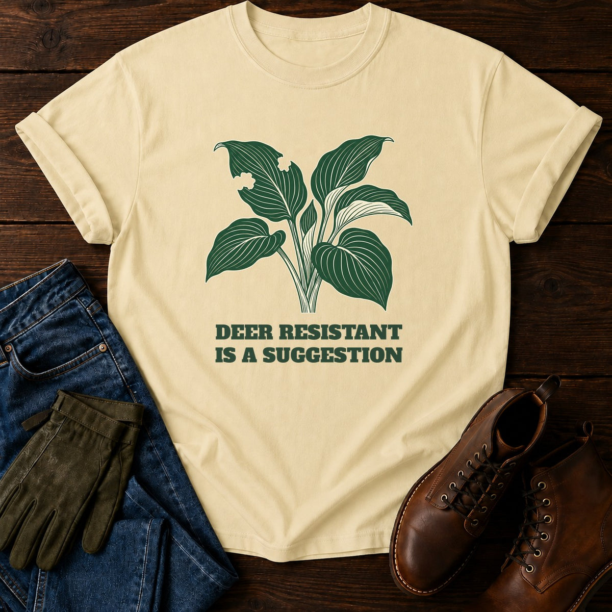 Deer Resistant T-Shirt — Butter