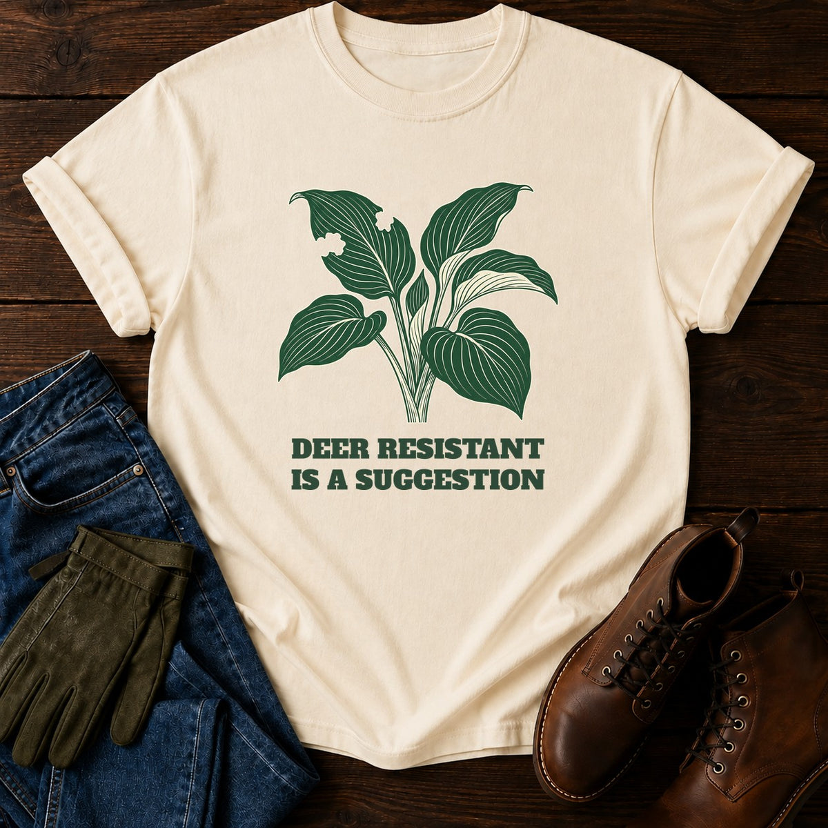 Deer Resistant T-Shirt — Ivory