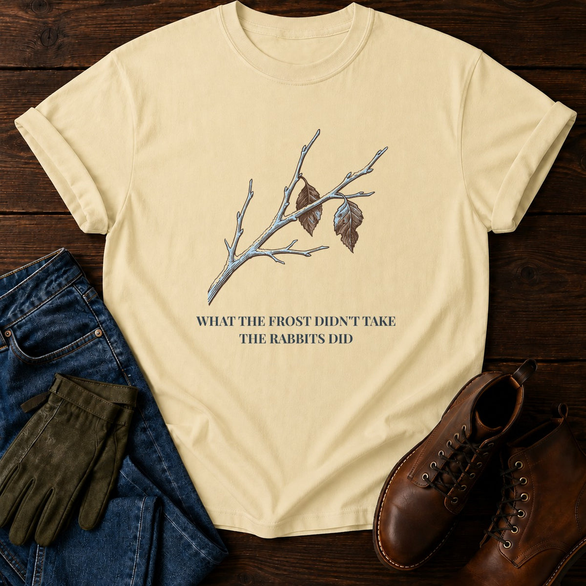 Frost And Rabbits T-Shirt — Butter