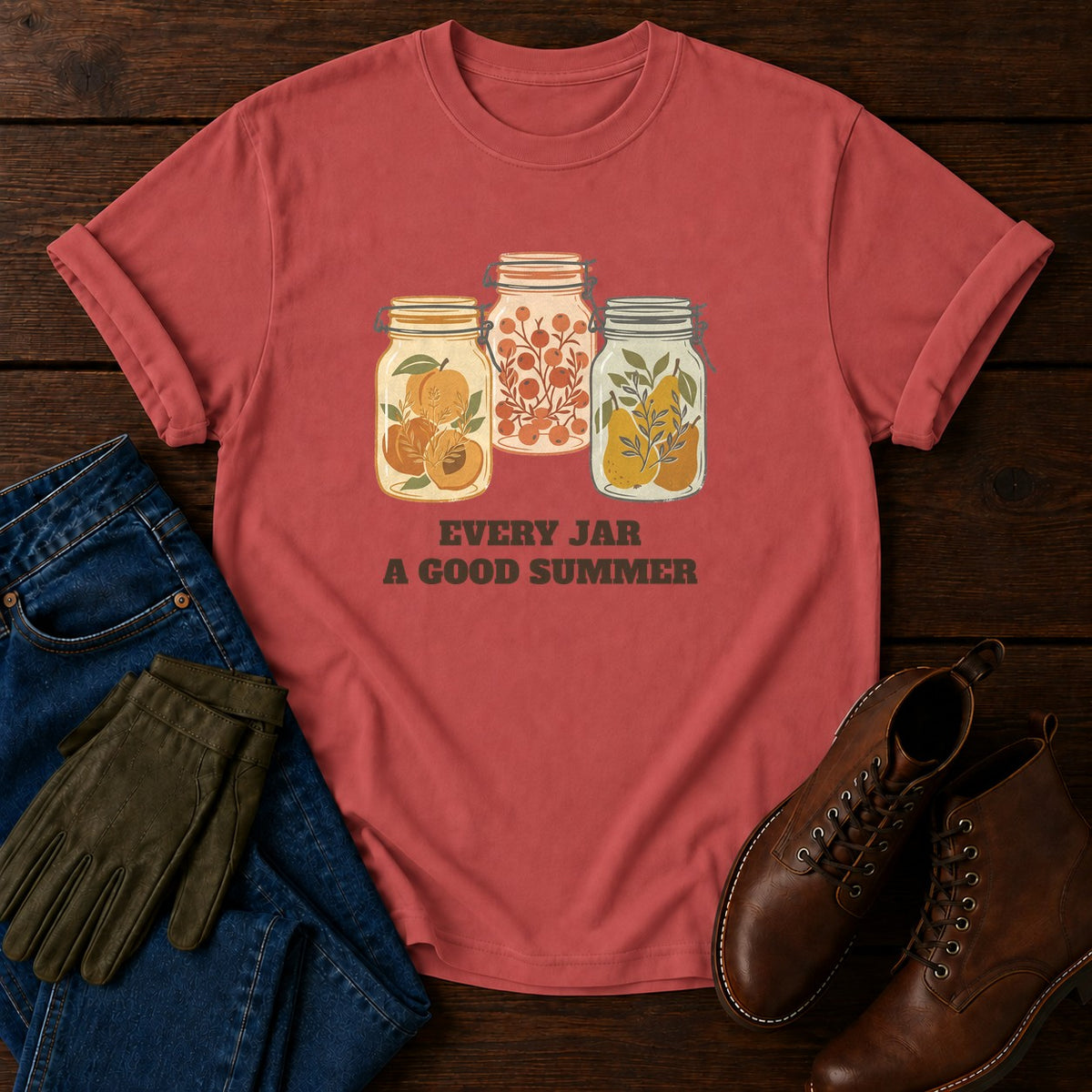 Every Jar T-Shirt — Crimson