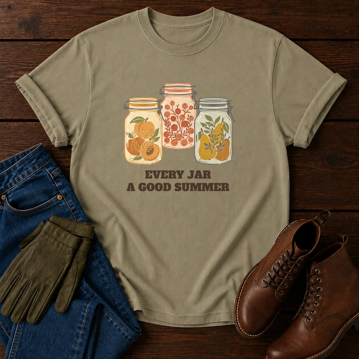 Every Jar T-Shirt — Khaki