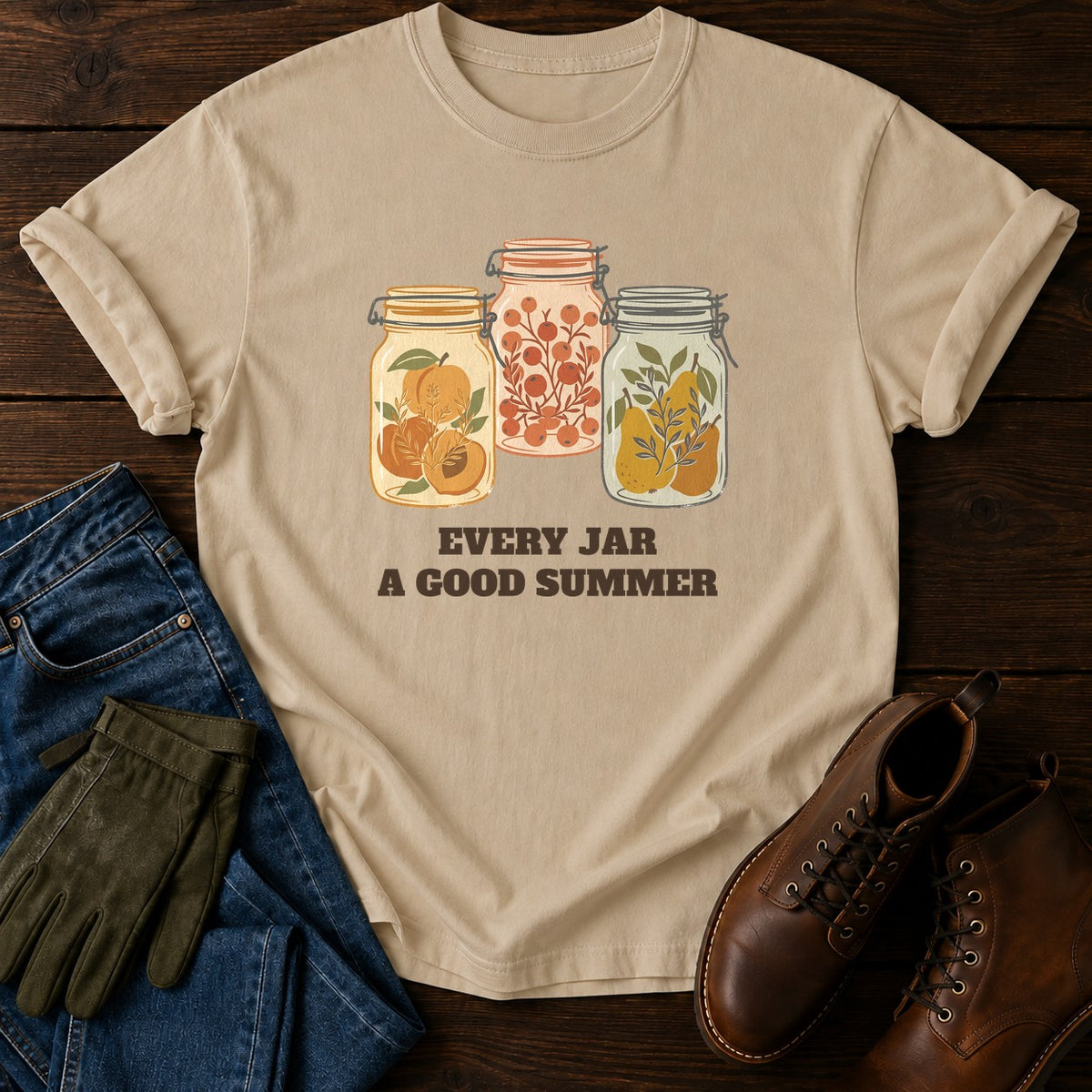 Every Jar T-Shirt — Sandstone