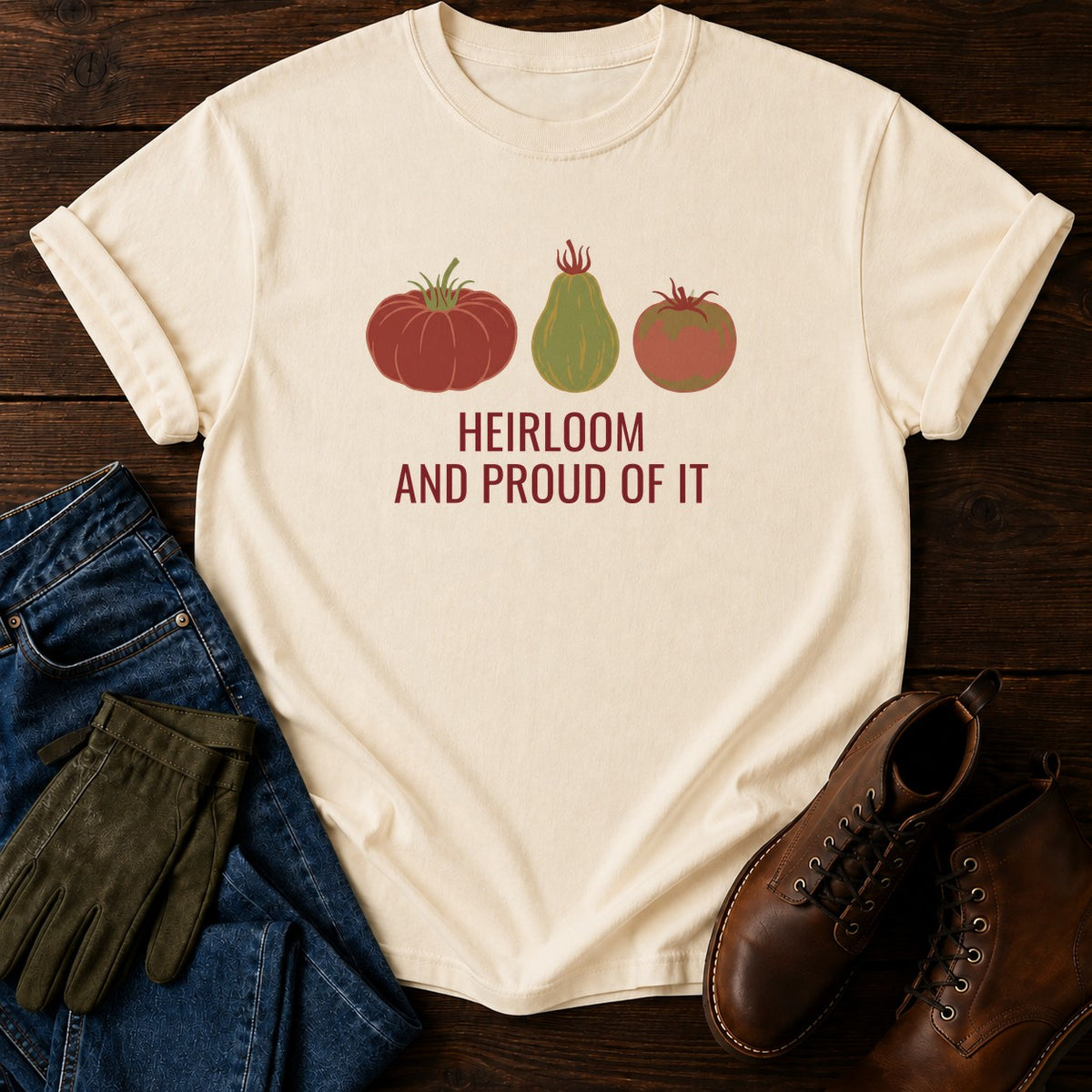 Heirloom And Proud T-Shirt — Ivory