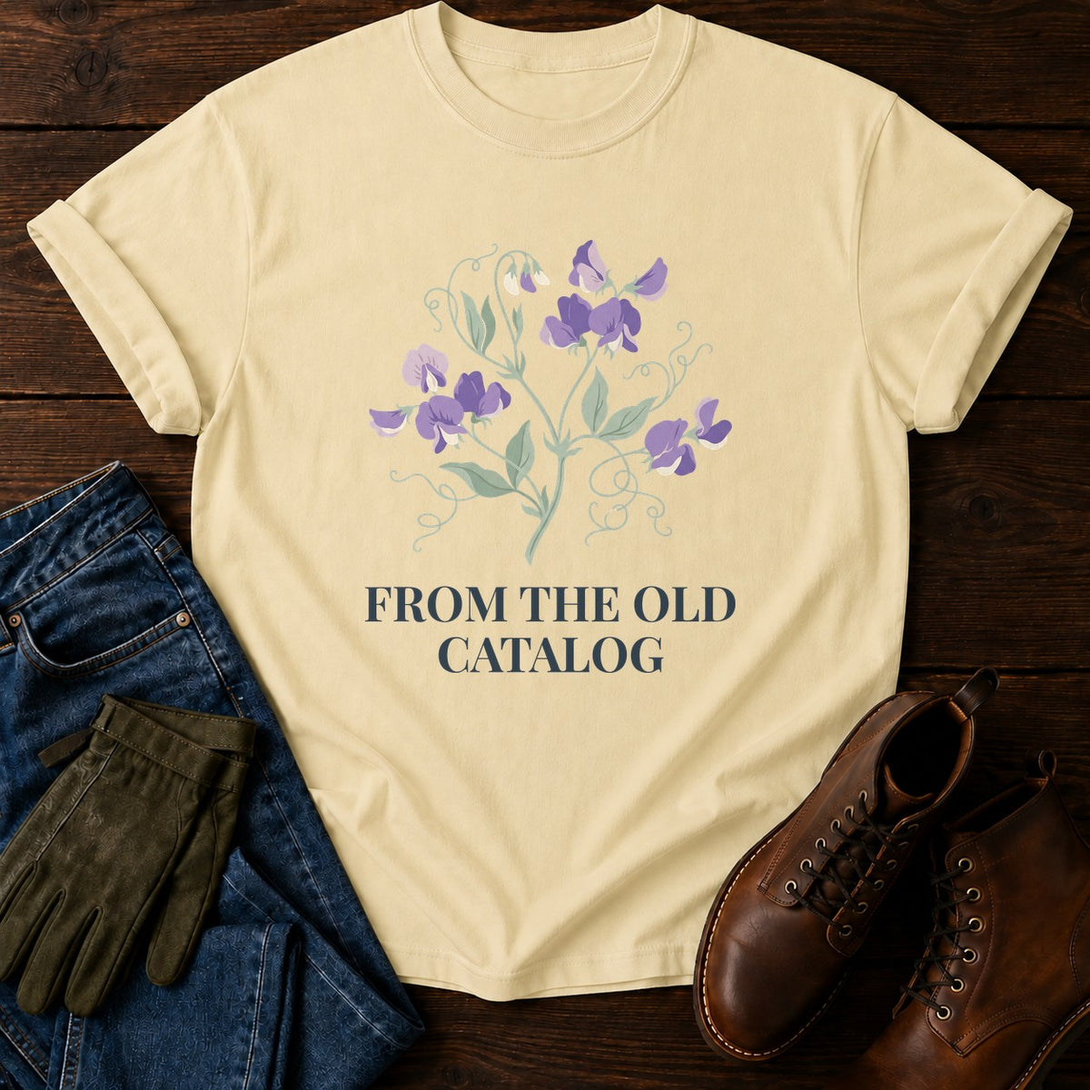 Old Catalog T-Shirt — Butter