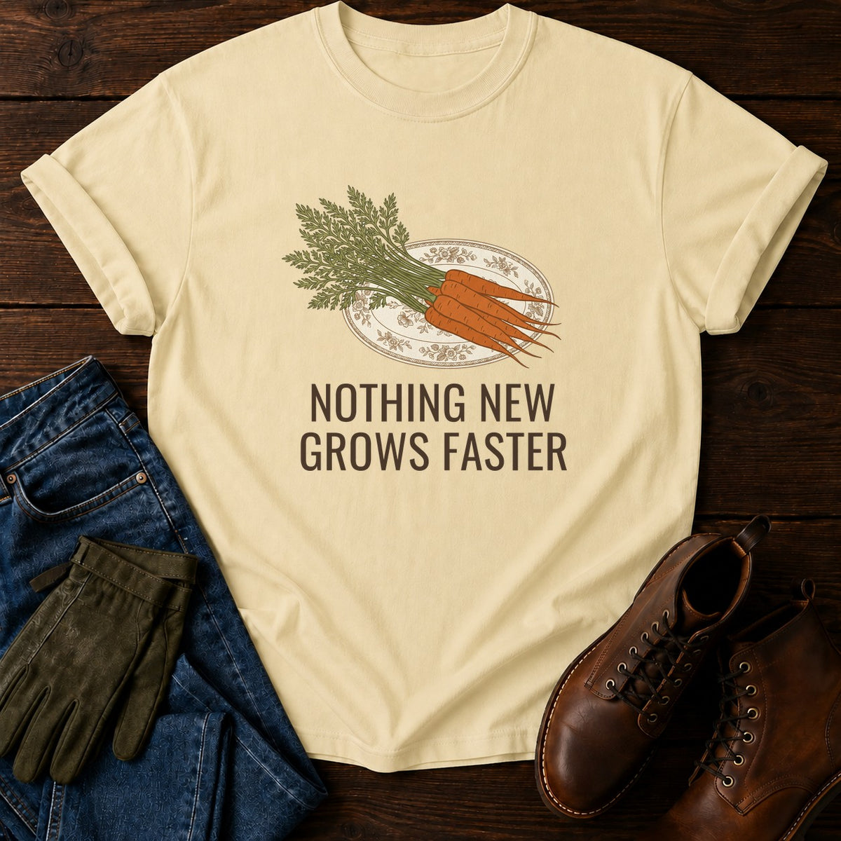 Nothing New T-Shirt — Butter