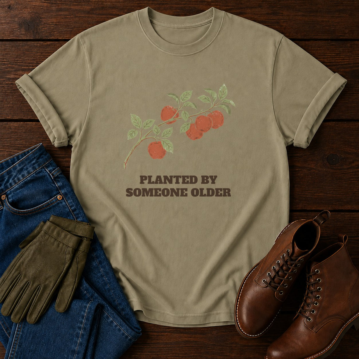 Someone Older T-Shirt — Khaki