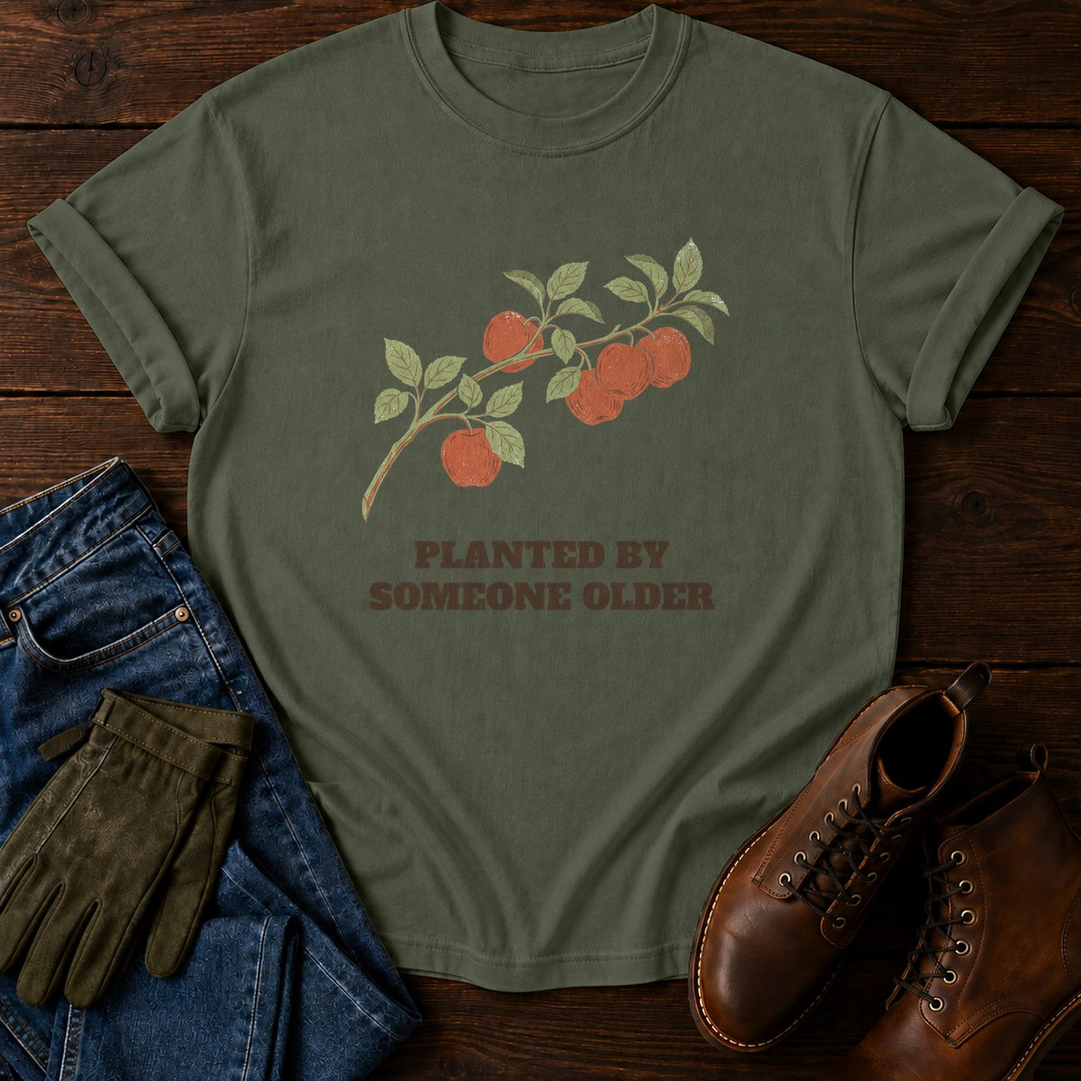 Someone Older T-Shirt — Moss