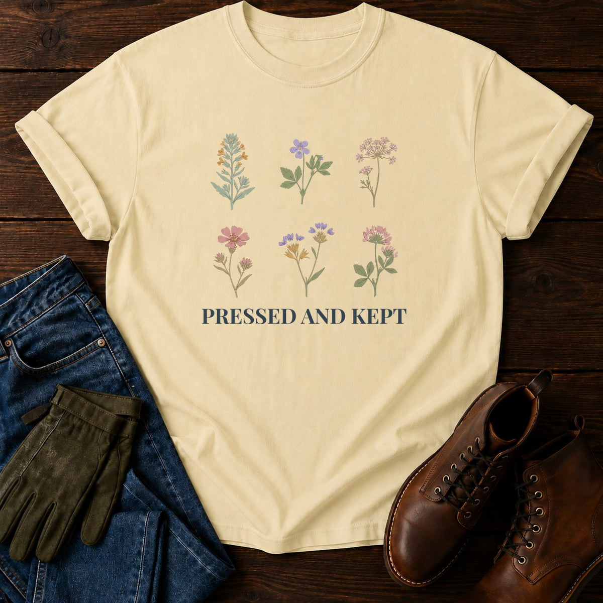 Pressed And Kept T-Shirt — Butter