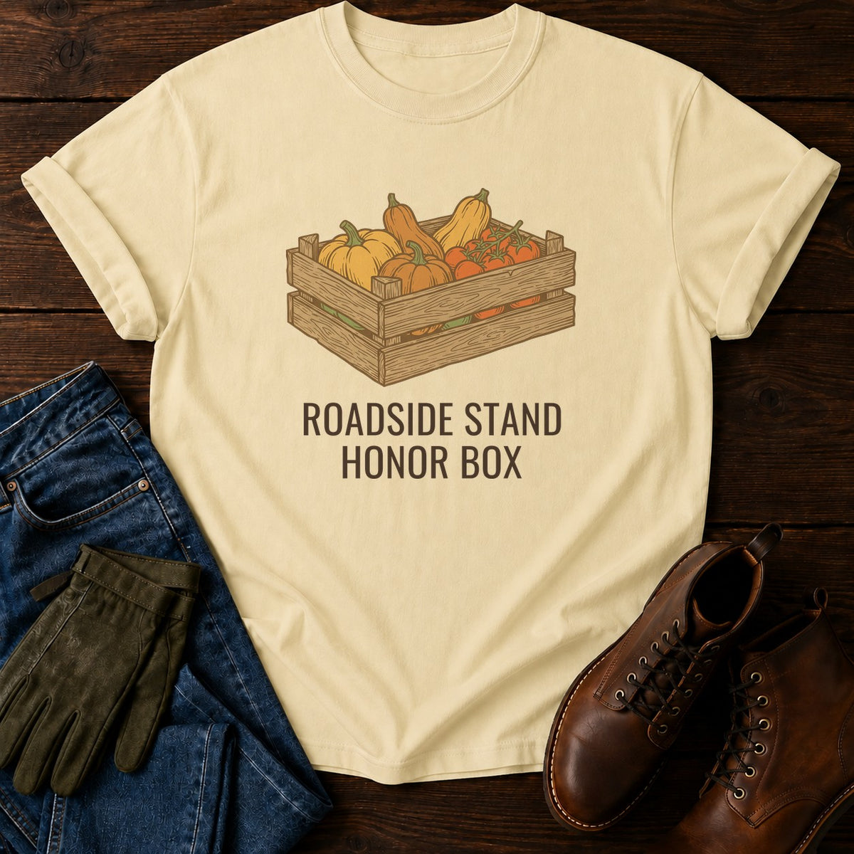Roadside Stand T-Shirt — Butter