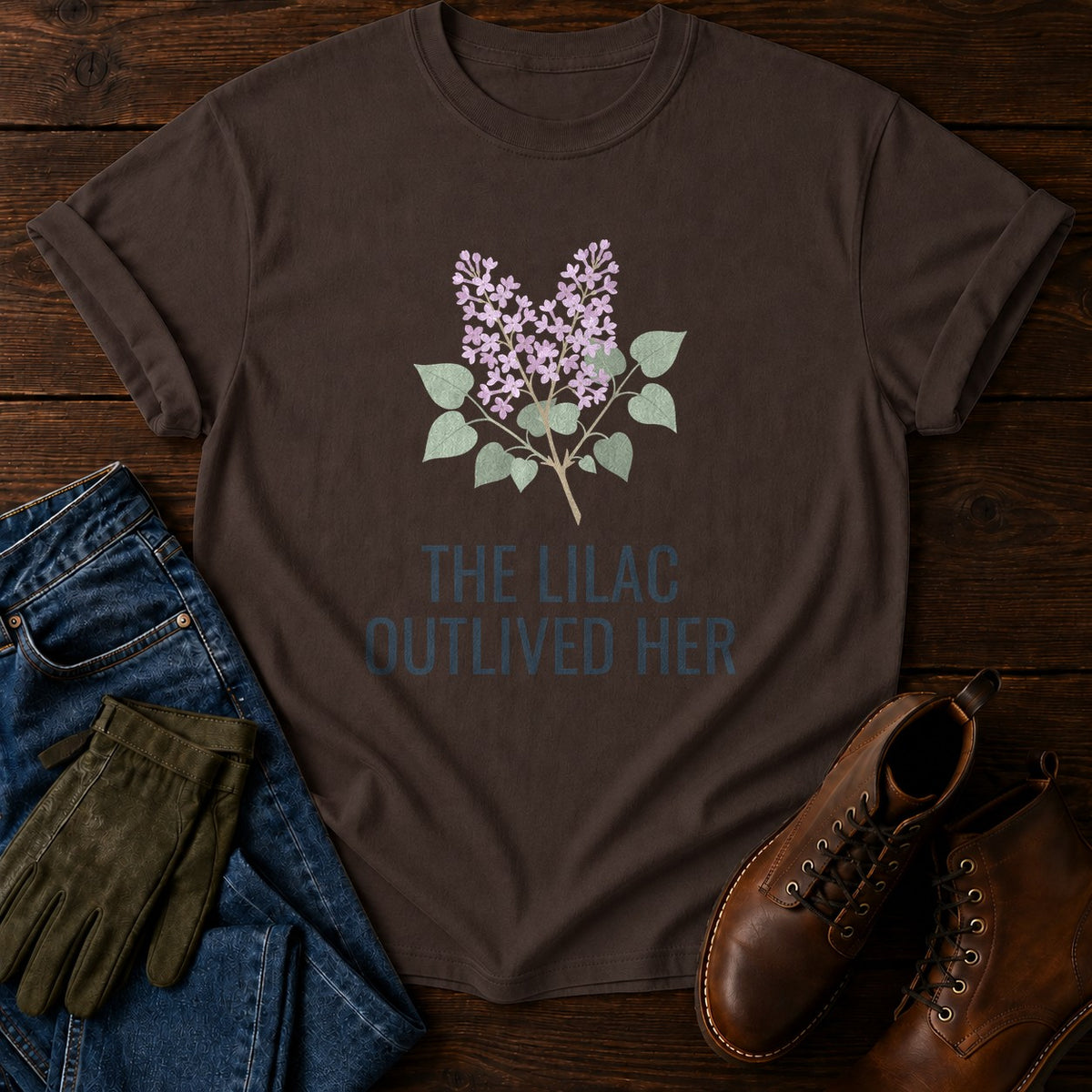 The Lilac T-Shirt — Espresso