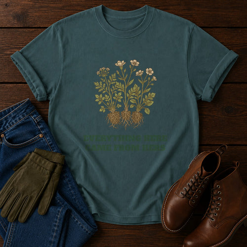 Came From Hers T-Shirt — Blue Spruce