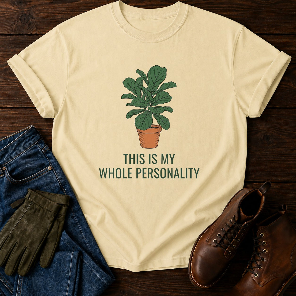 Whole Personality T-Shirt — Butter