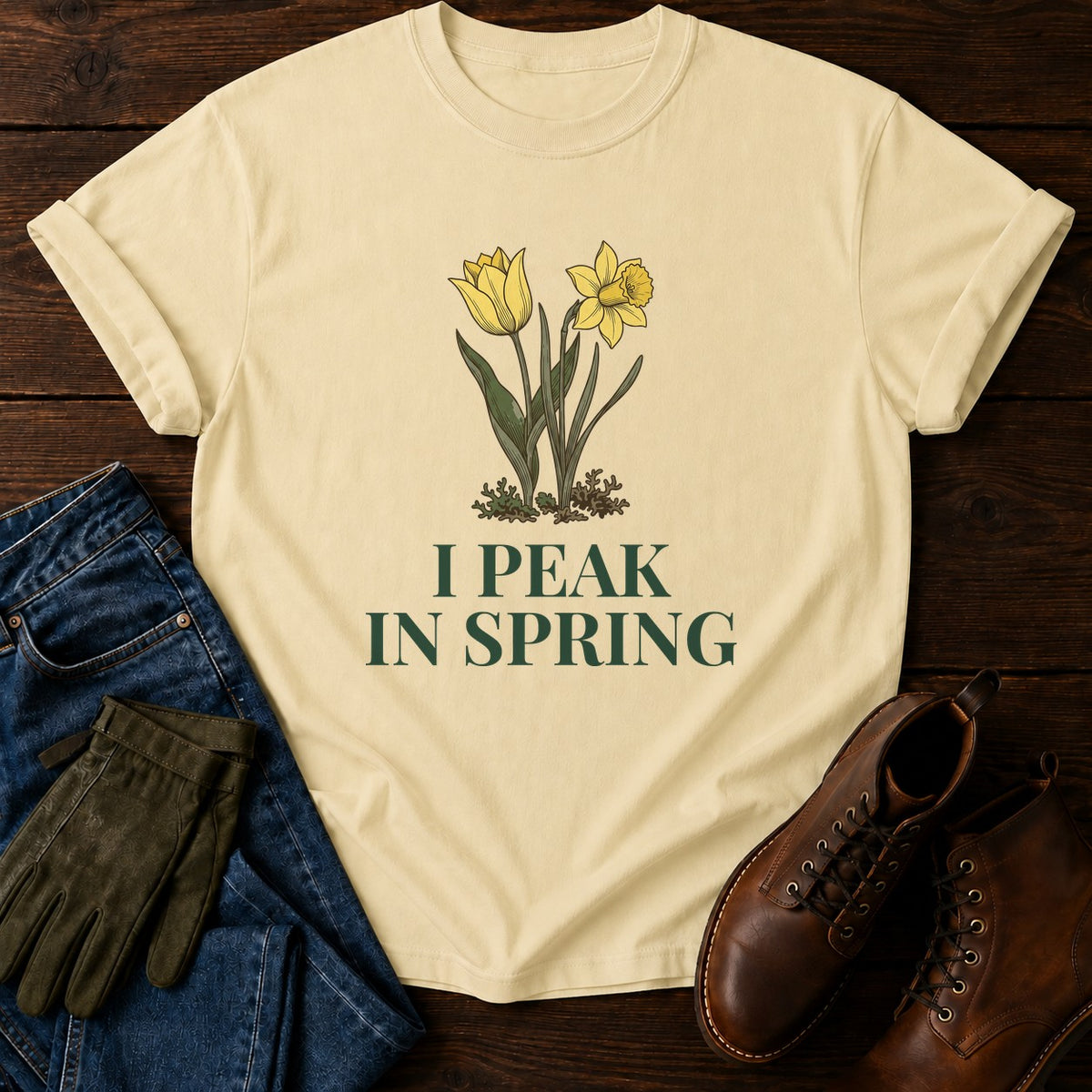 I Peak In Spring T-Shirt — Butter