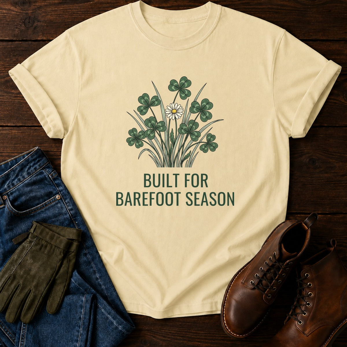 Barefoot Season T-Shirt — Butter