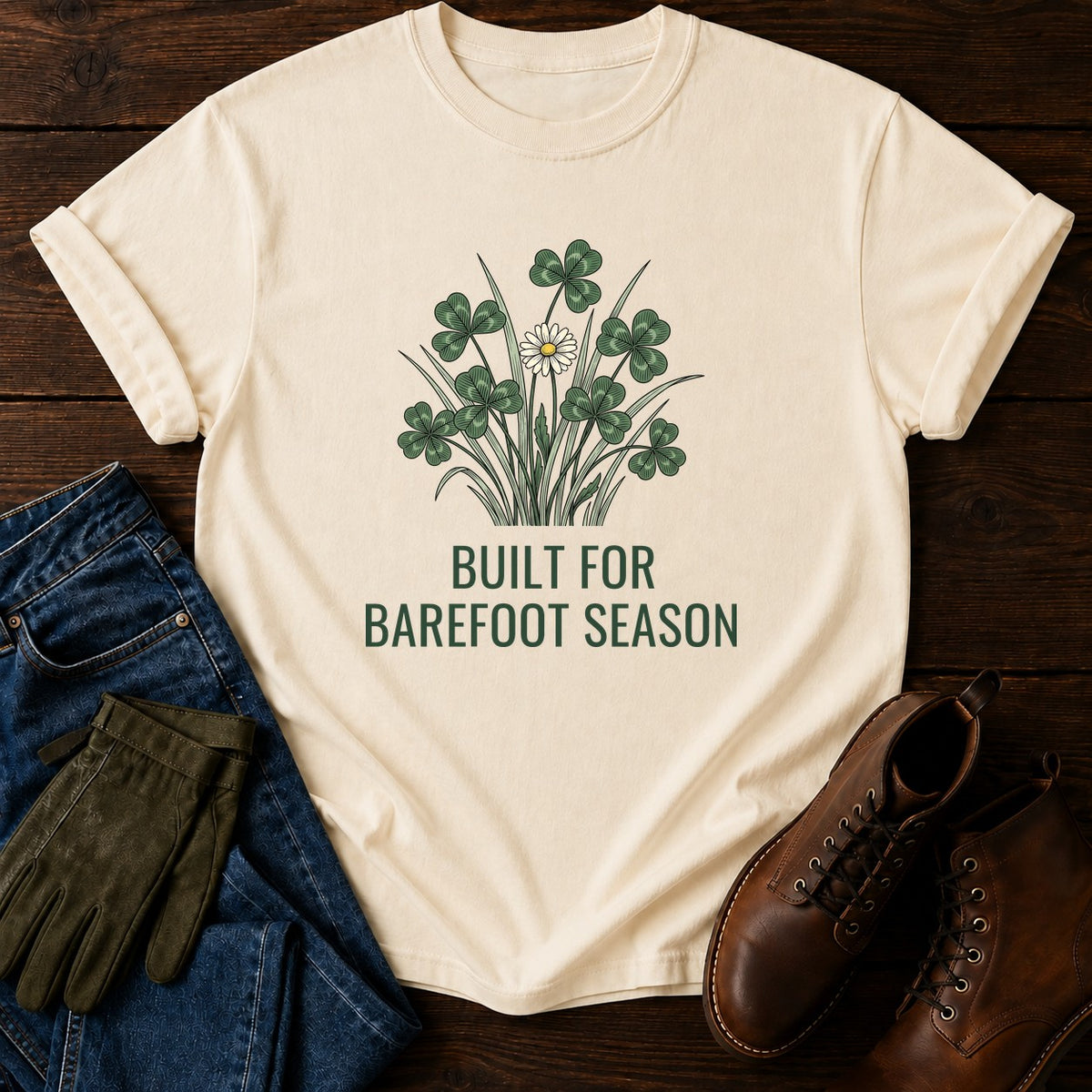 Barefoot Season T-Shirt — Ivory