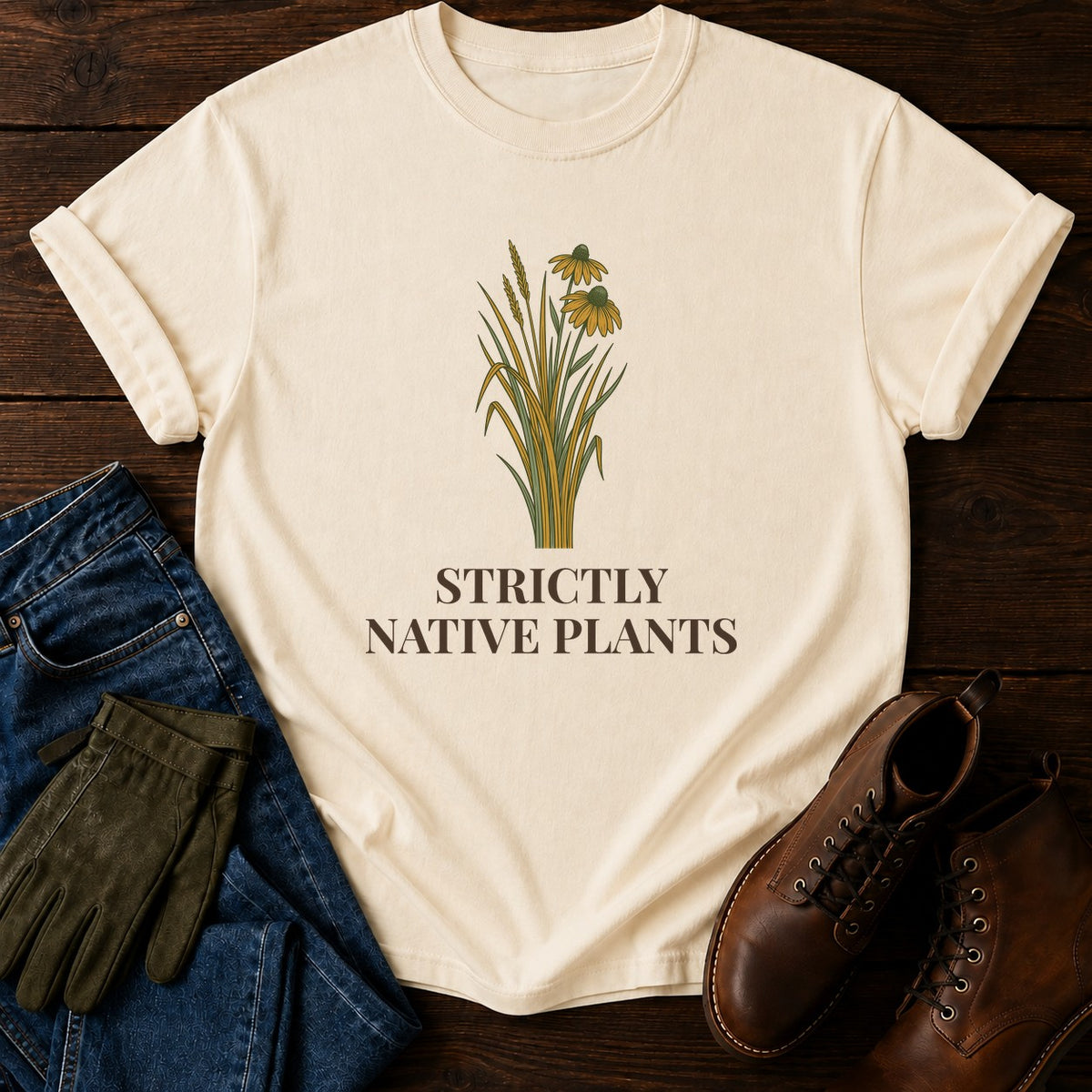 Strictly Native T-Shirt — Ivory