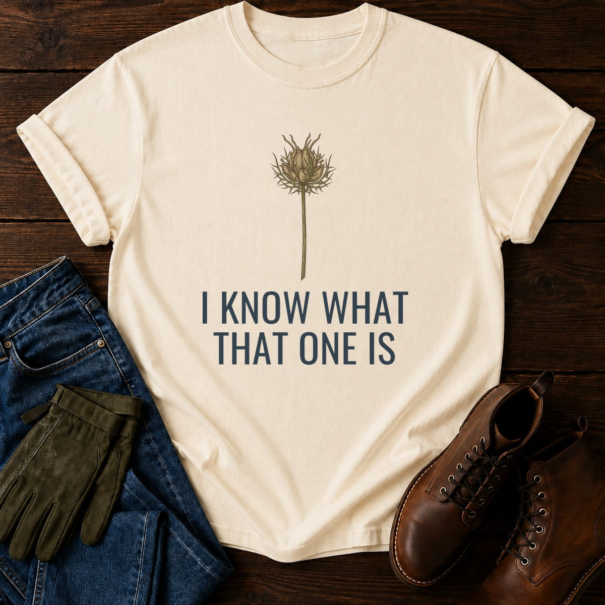 I Know What That Is T-Shirt — Ivory