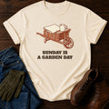 Sunday Is A Garden Day T-Shirt — Ivory