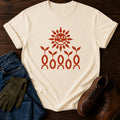 Folk Sun And Seed T-Shirt — Ivory