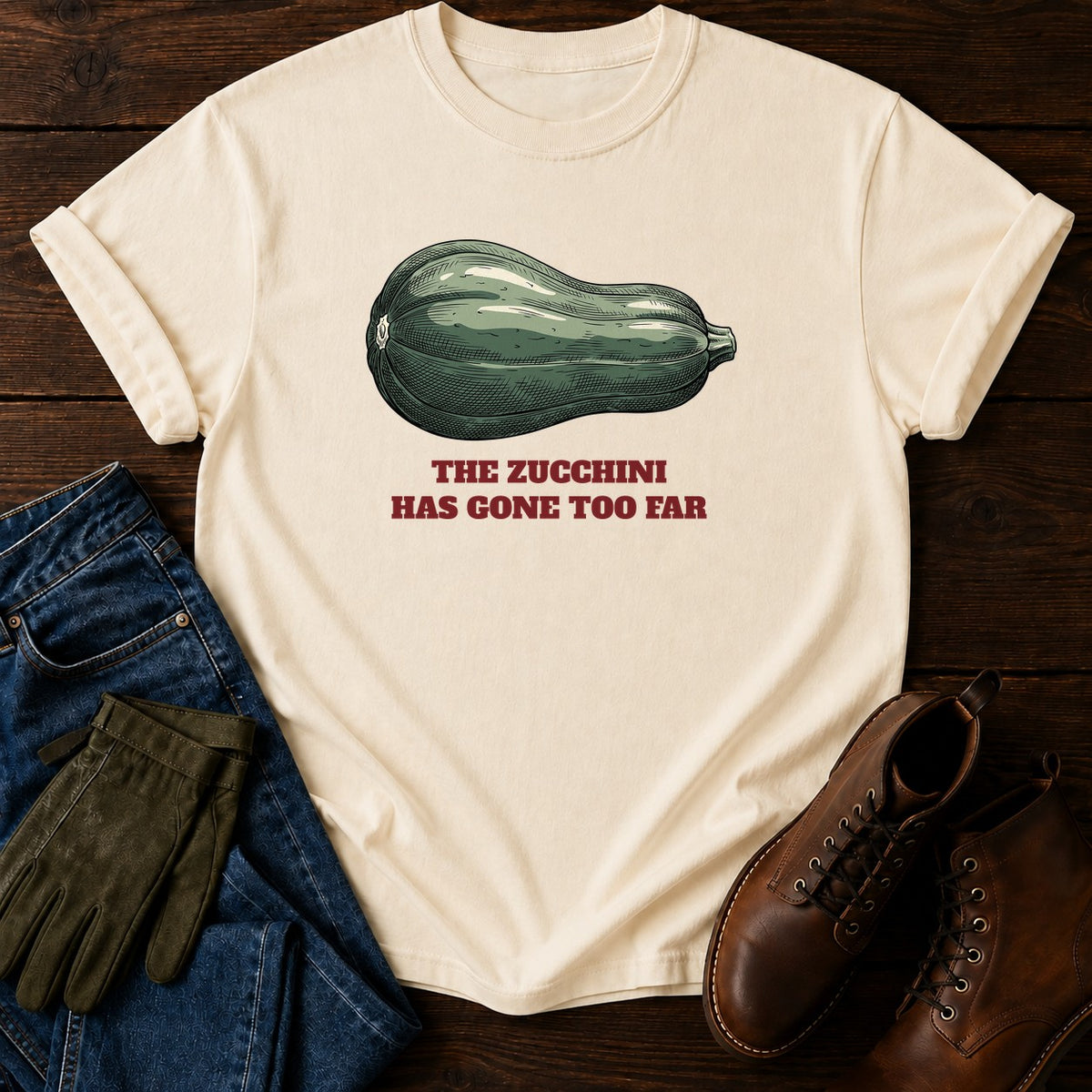 Gone Too Far T-Shirt — Ivory
