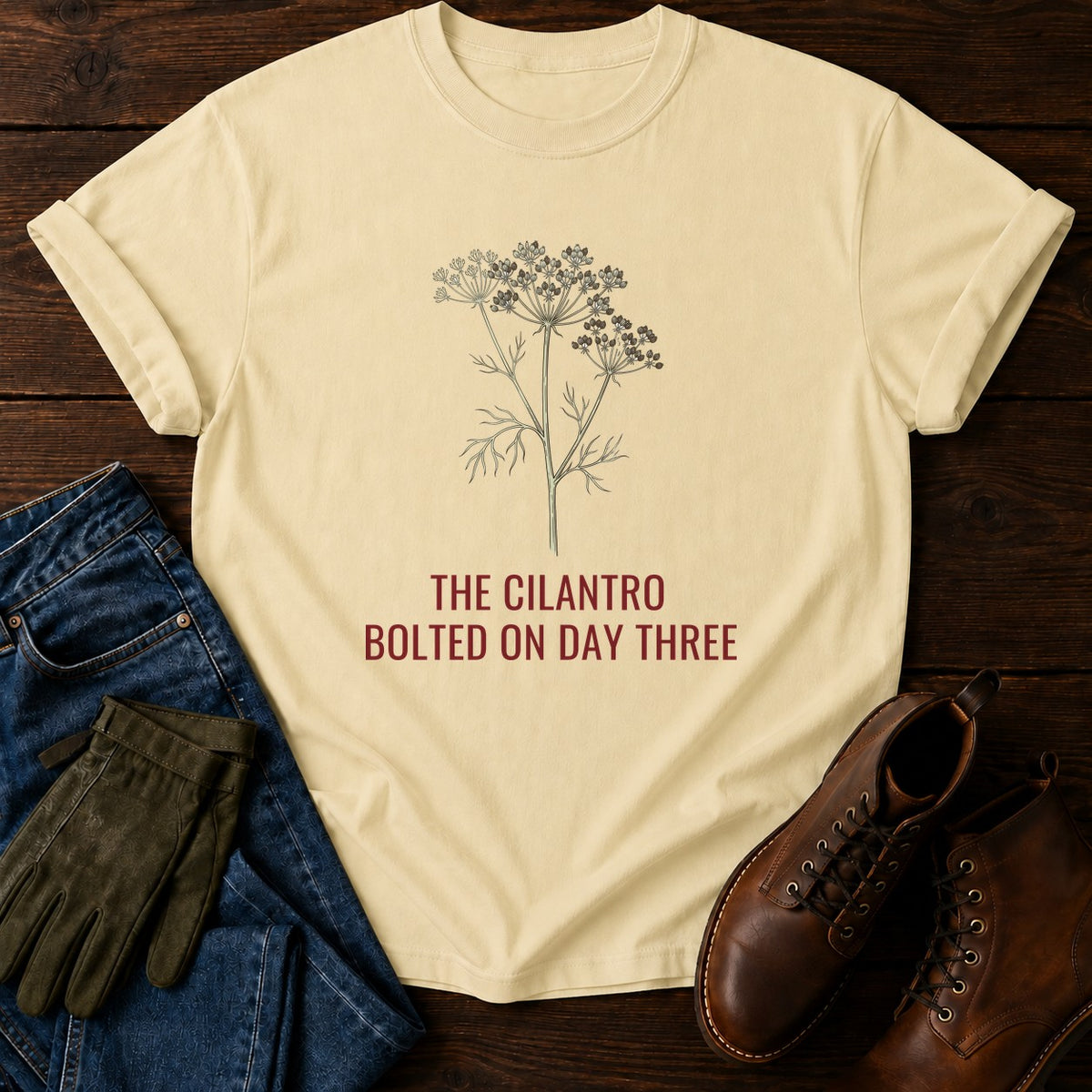 Bolted Day Three T-Shirt — Butter
