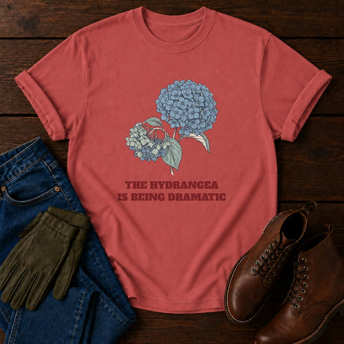 Being Dramatic T-Shirt — Crimson