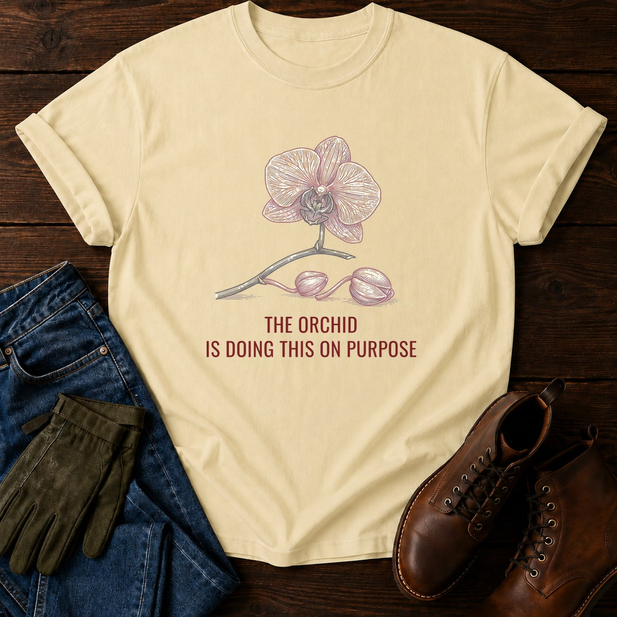 Doing This On Purpose T-Shirt — Butter