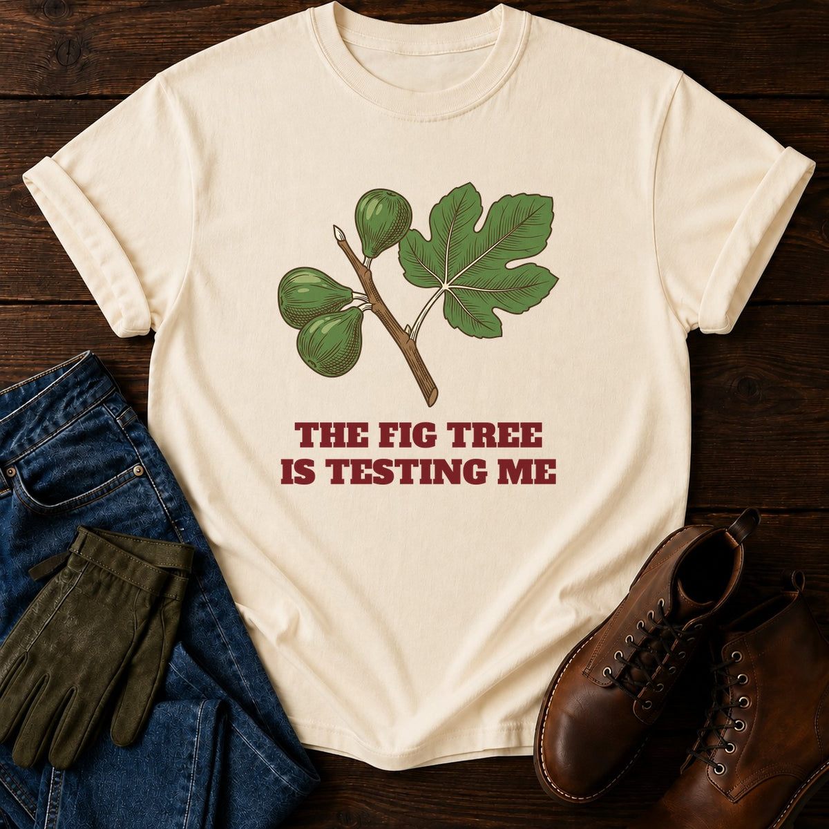 Testing Me T-Shirt — Ivory
