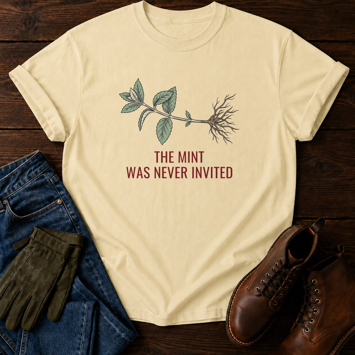 Never Invited T-Shirt — Butter