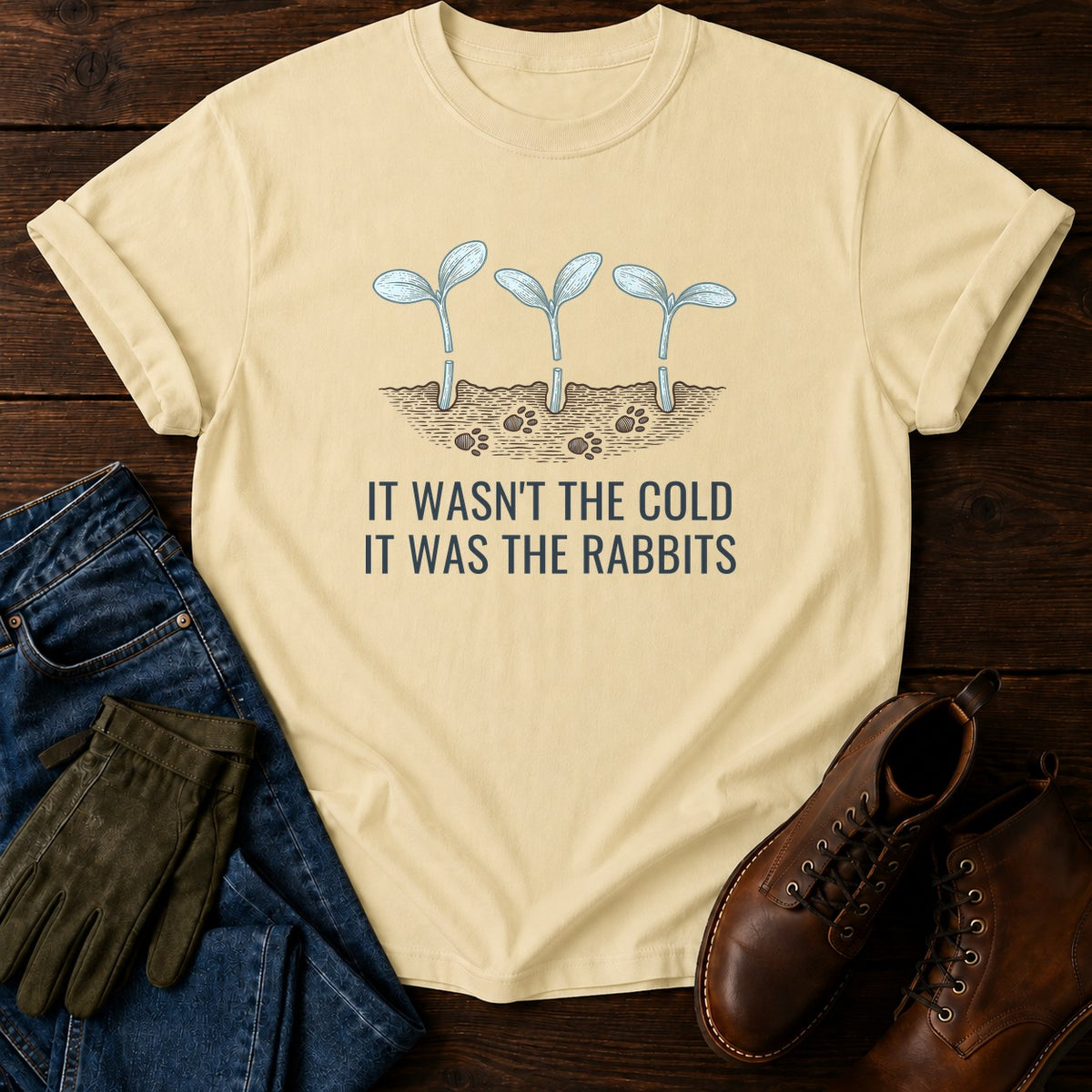 It Was The Rabbits T-Shirt — Butter