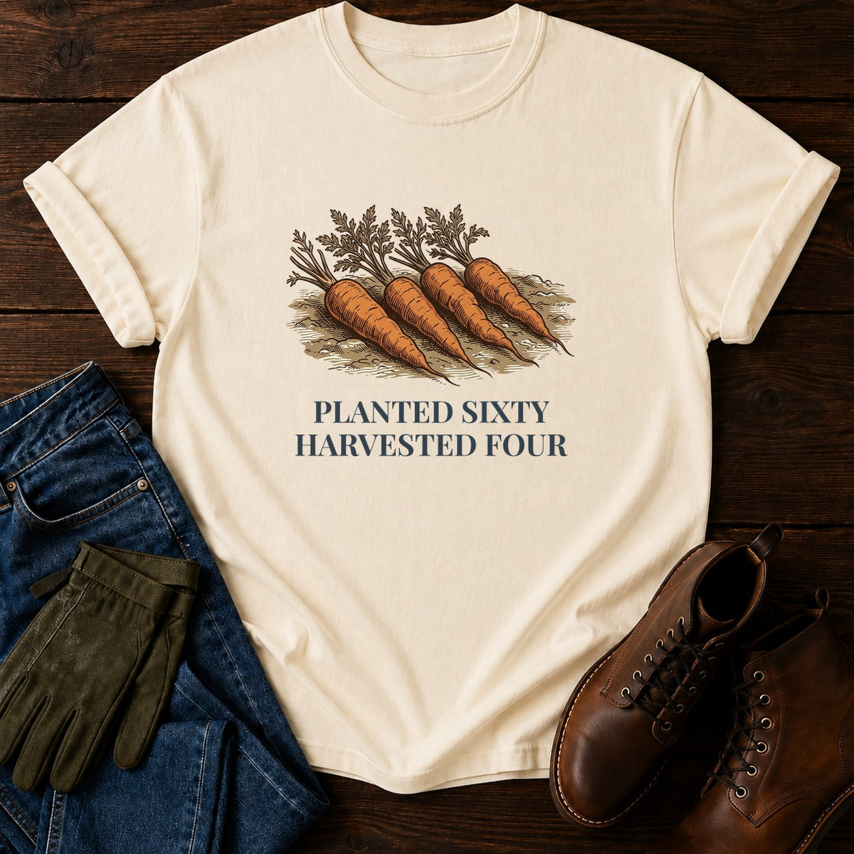 Planted Sixty T-Shirt — Ivory
